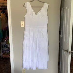 Ladies size 12 white dress